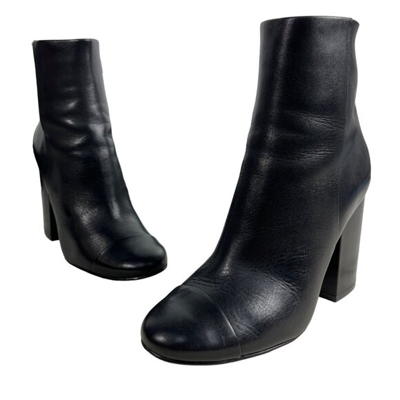 Marc Fisher Women's Black Heeled Ankle Booties Sz 10M - Picture 1 of 12